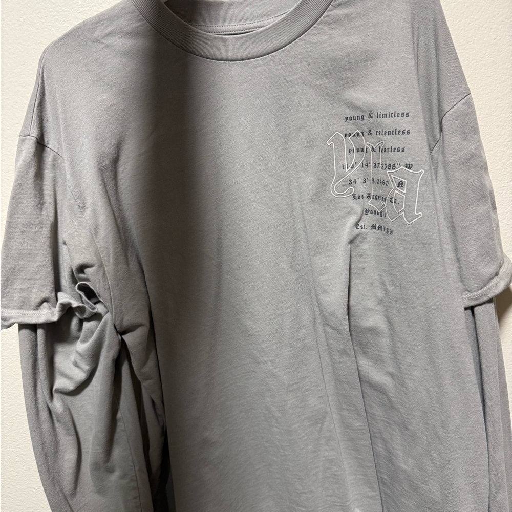 YoungLA Gray Long Sleeve Tee